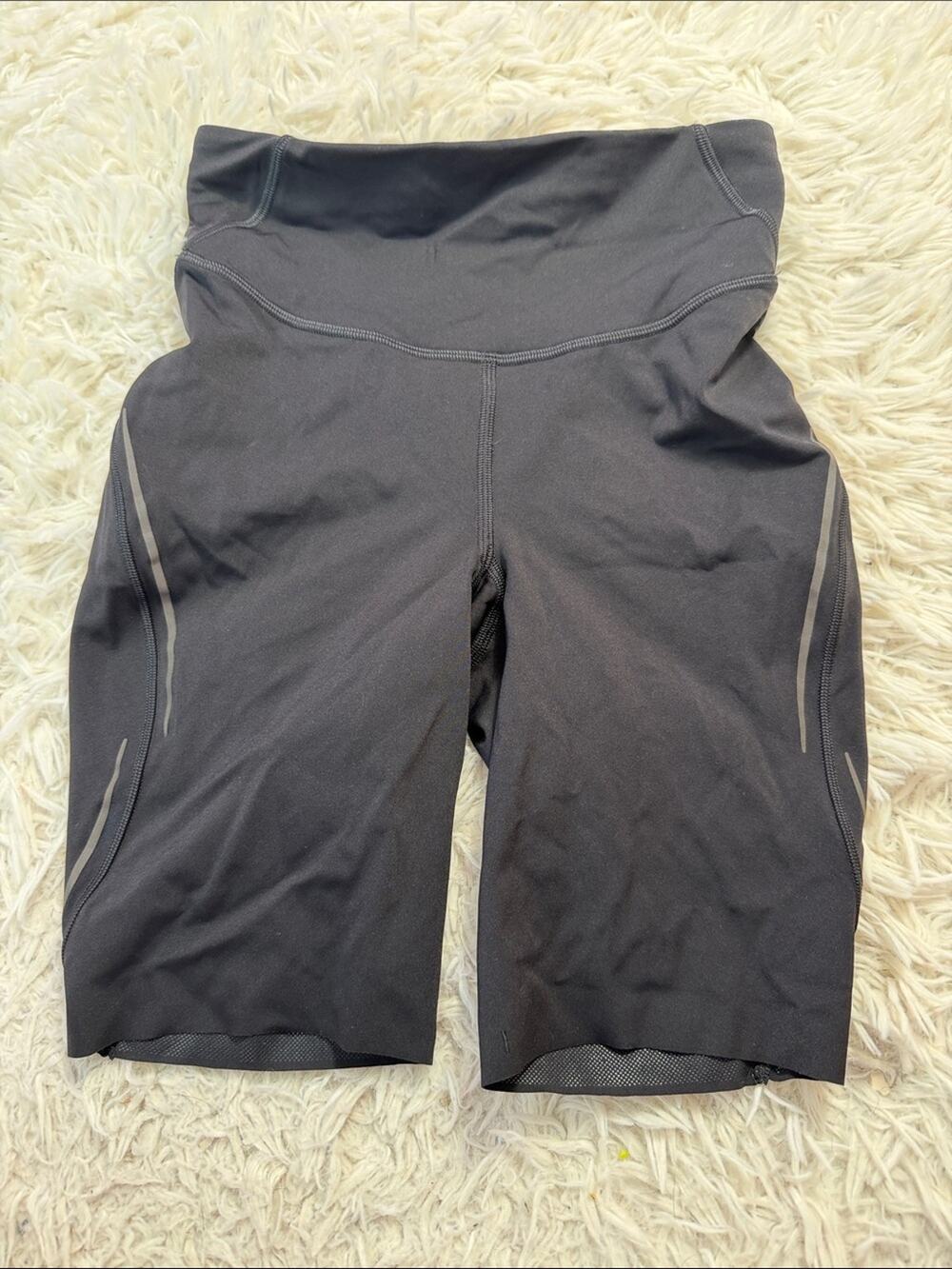 Lululemon Base Pace High-Rise Reflective Short 8" Black